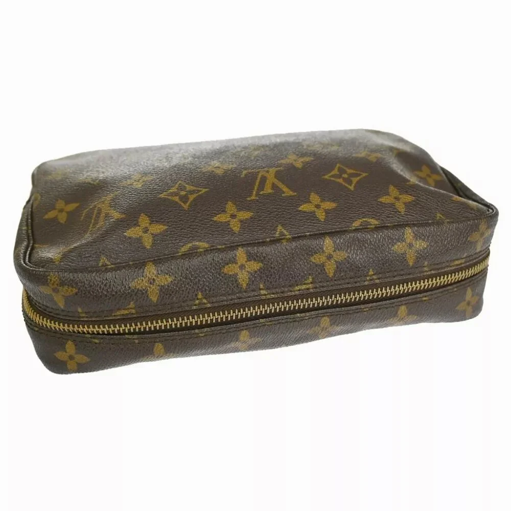 LOUIS VUITTON Trousse Toilette 23 Clutch Hand Bag Monogram Brown M47524 31YE048